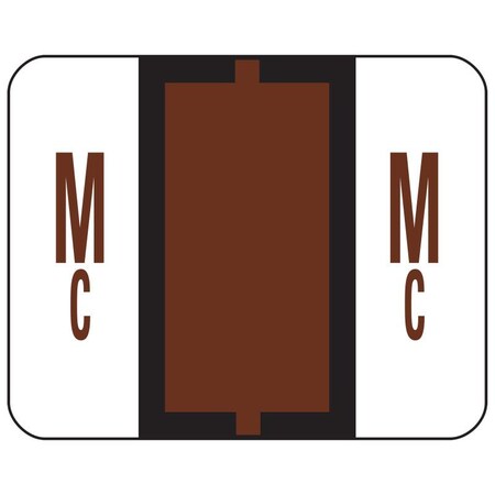 Smead Label, Bccr, Endtab, Mc, Brwn Pk SMD67097